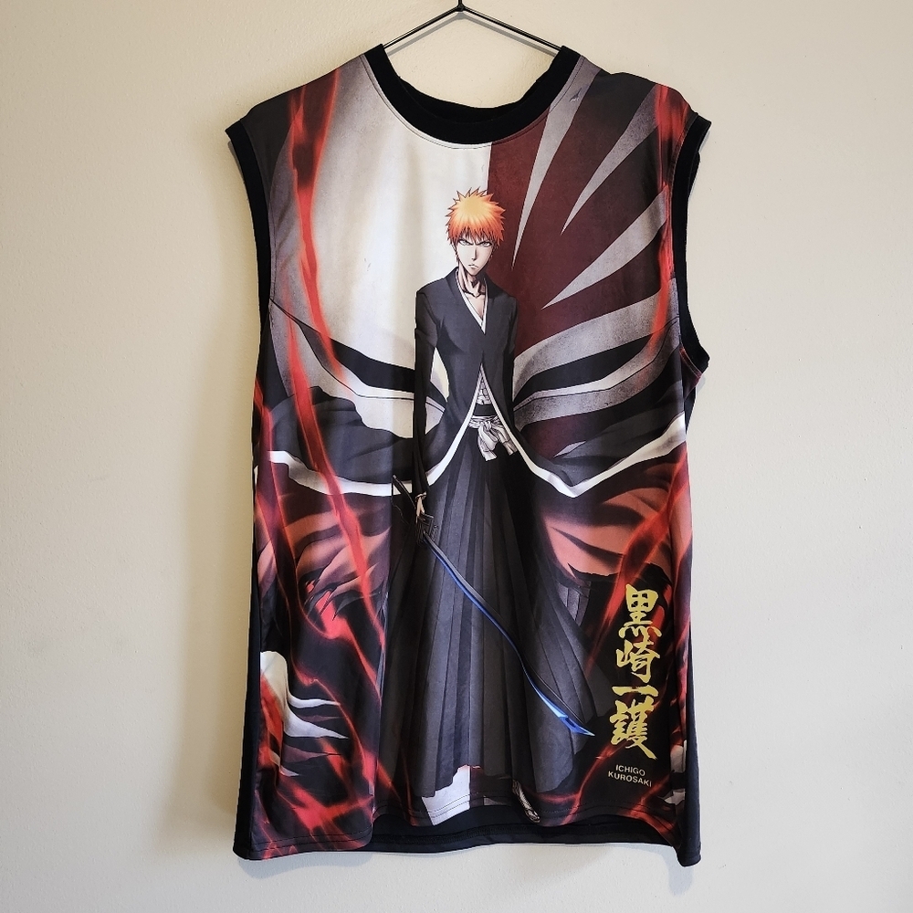 *3 for $30* Bleach Anime Graphic Sleeveless T Shirt - Tank Top Hot topic Unisex